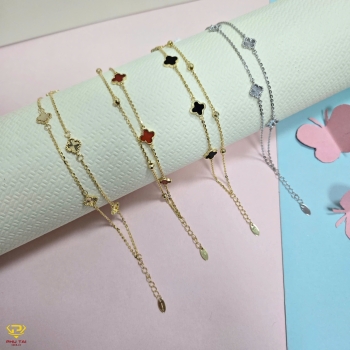 Lắc tay vàng tây cỏ 4 lá (mã LT 239)